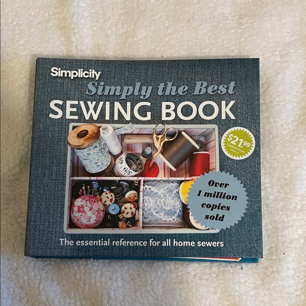 Simplicity Simply the Best Sewing Book - Blue Hard Cover